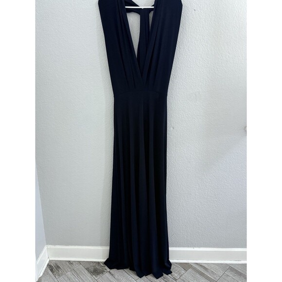 72 Styles Infinity Dress In Navy Long Convertible Multi Wear Options - Picture 7 of 8
